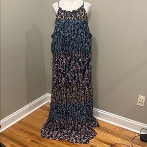 Maison Tara Floral Maxi Tired Dress Size 24W